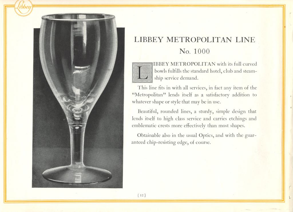 1927 Libbey Glass Mfg Co. No-nik. p.12