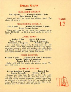 Cocktails their Kicks and Side-Kicks by A. E. P. Bird, William C. Turner. New York, 1933. p.17