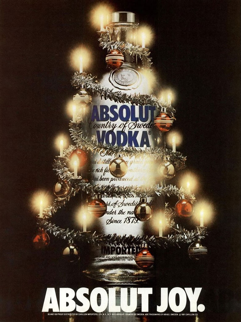 Absolut Vodka Ad from Esquire Magazine, 1983