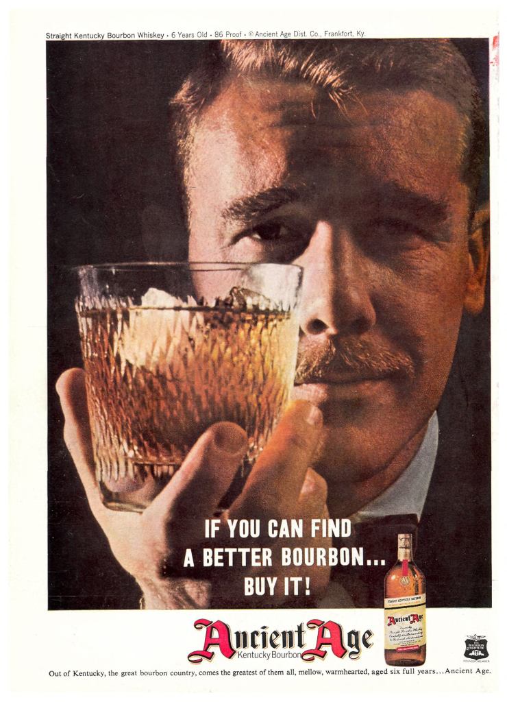 Ancient Age, Bourbon Ad from Sports Illustrated in 1961 | mixology.pro