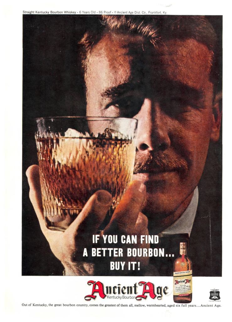 Ancient Age, Bourbon Ad from Sports Illustrated 1961