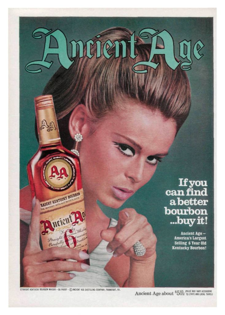 Ancient Age, Bourbon Ad from Sports Illustrated 1967