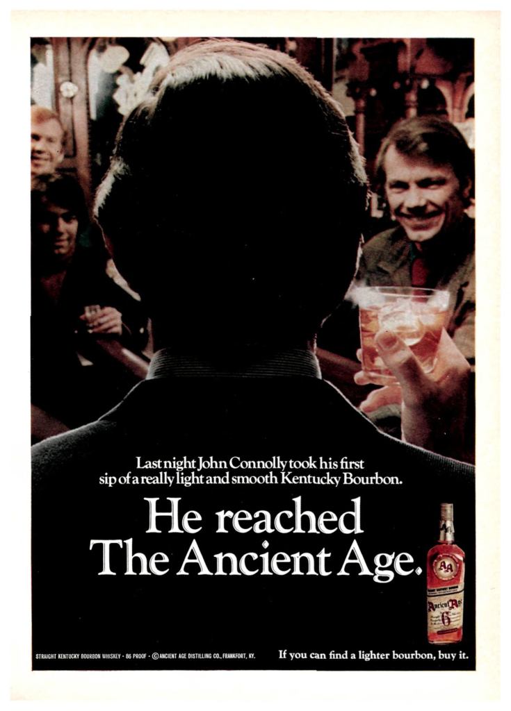 Ancient Age, Bourbon Ad from Sports Illustrated 1971-06-14