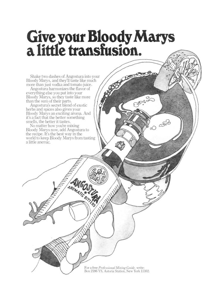Angostura, Aromatic Bitters Ad from Sports Illustrated 1973