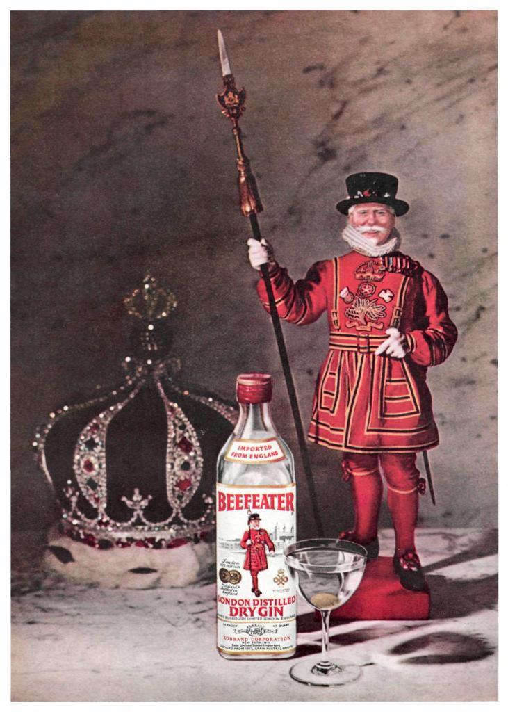 Beefeater Gin Ad from Sports Illustrated 1968