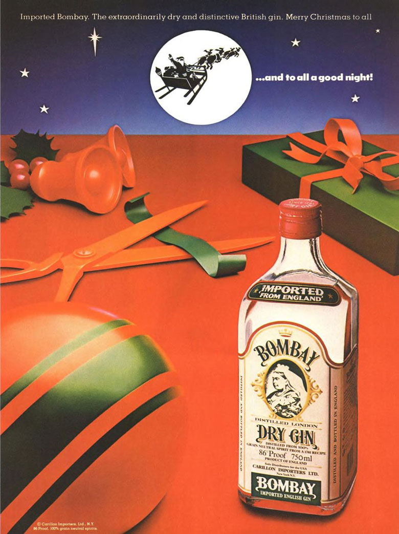 Bombay Dry Gin Ad from Esquire Magazine, 1982