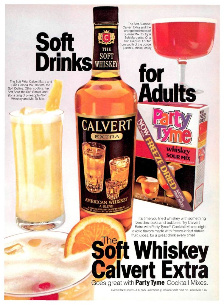 Calvert Extra Whiskey Ad from Sports Illustrated 1977