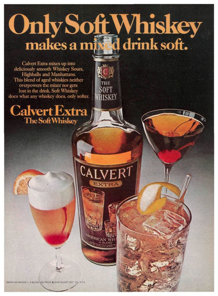 Calvert Extra Whiskey Ad from Sports Illustrated 1978