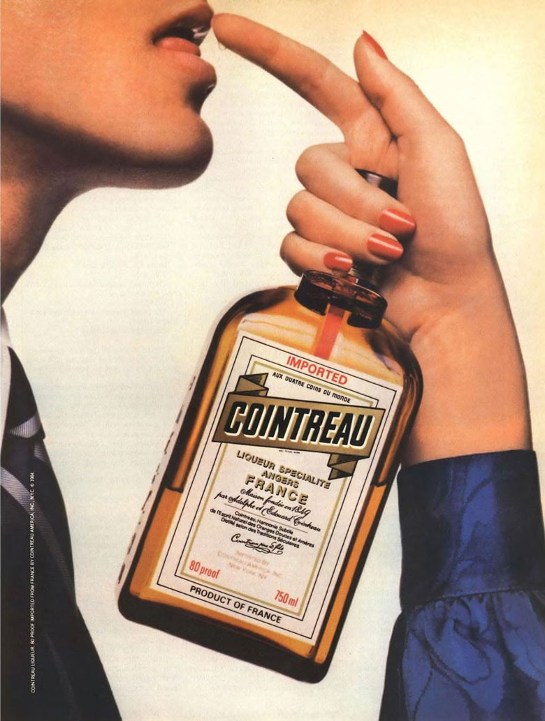 Cointreau Liqueur Ad from Esquire Magazine, 1984