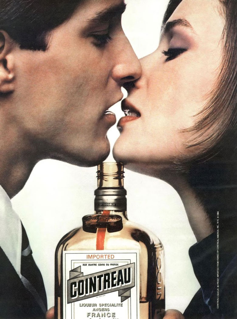 Cointreau Liqueur Ad from Esquire Magazine, 1985