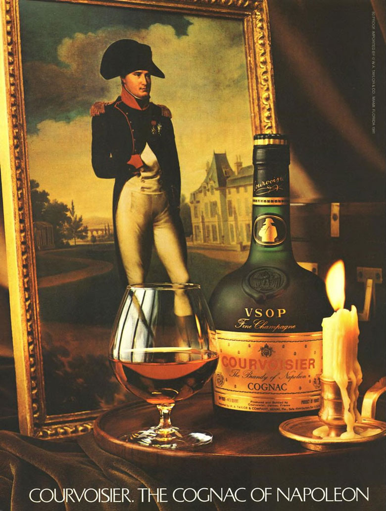 Courvoisier Cognac Ad from Esquire Magazine, 1982, 05