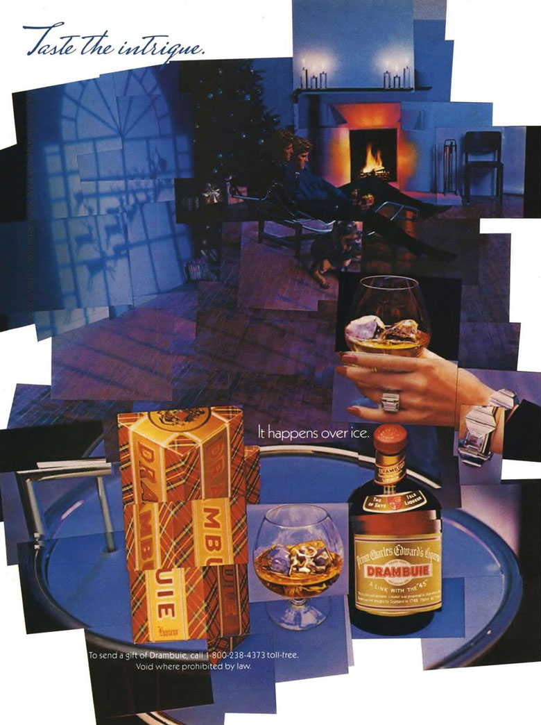 Drambuie Liqueur Ad from Esquire Magazine, 1985