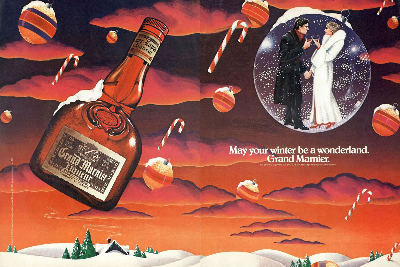 Grand Marnier Liqueur Ad from Esquire Magazine, 1983