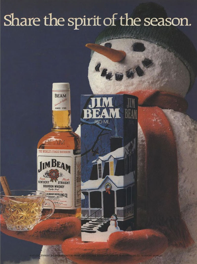 Jim Beam Bourbon Ad from Esquire Magazine, 1982