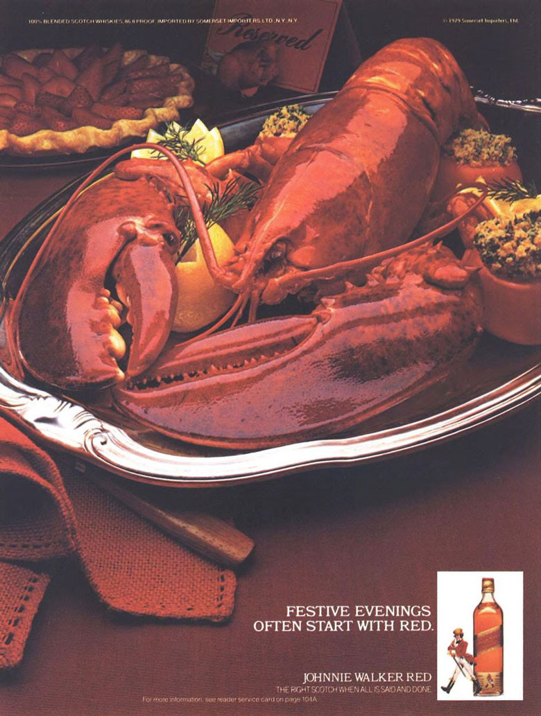 Johnnie Walker Scotch Whisky Ad from Esquire Magazine, 1981