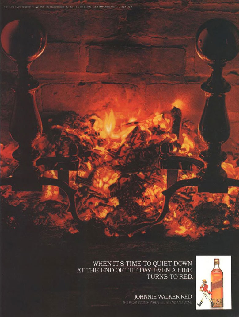 Johnnie Walker Scotch Whisky Ad from Esquire Magazine, 1982