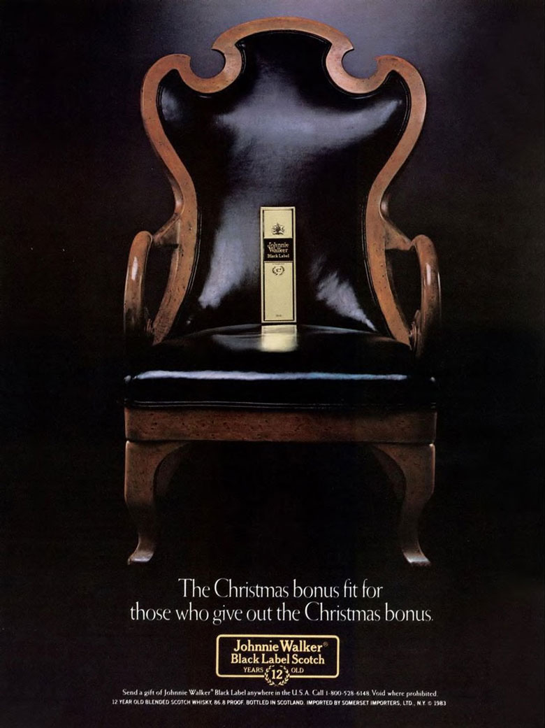 Johnnie Walker Scotch Whisky Ad from Esquire Magazine, 1983