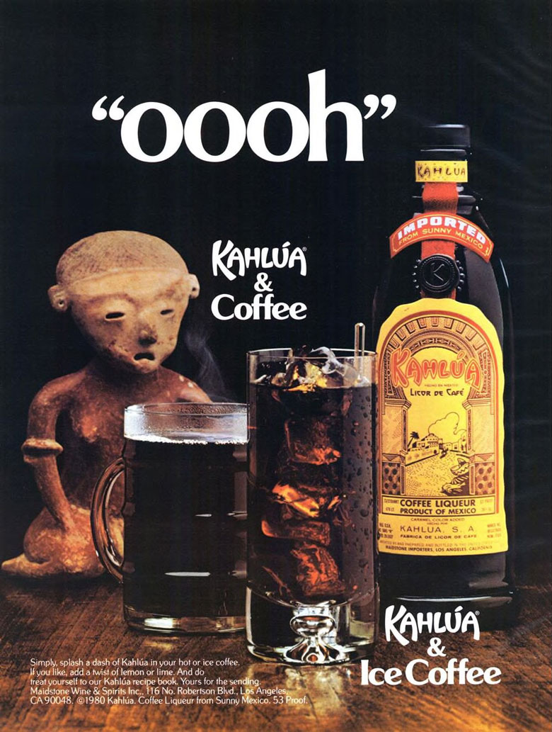 Kahlua Liqueur Ad from Esquire Magazine, 1981