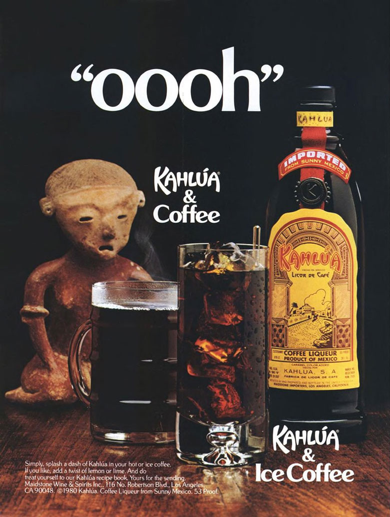 Kahlua Liqueur Ad from Esquire Magazine, 1982
