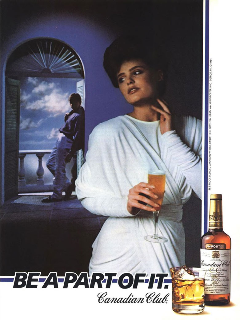 Canadian Club Whisky Ad from Esquire Magazine, 1984, 04