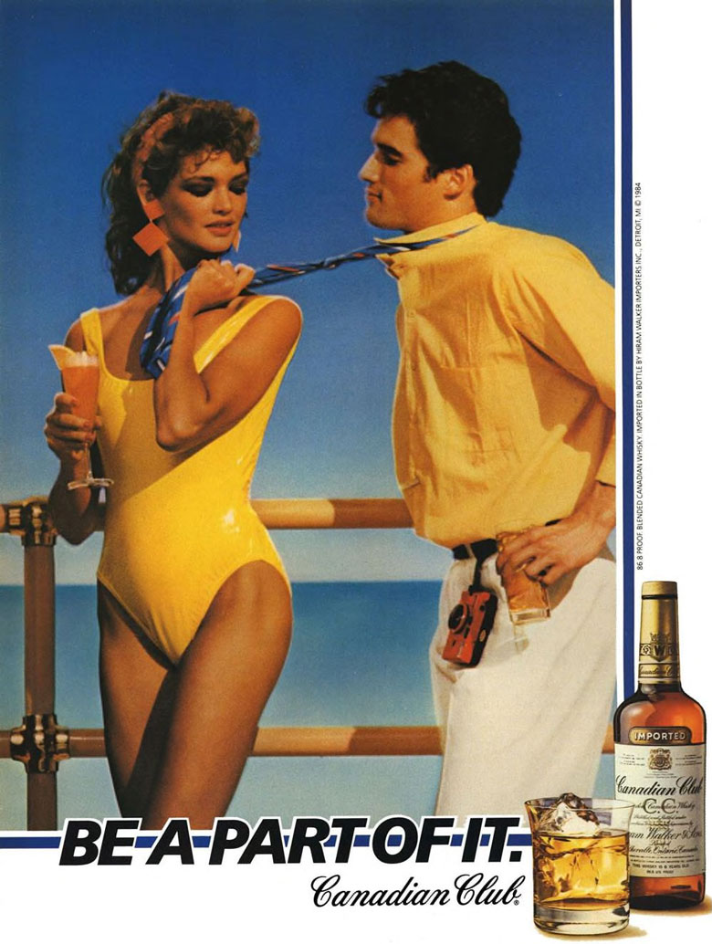 Canadian Club Whisky Ad from Esquire Magazine, 1984, 06