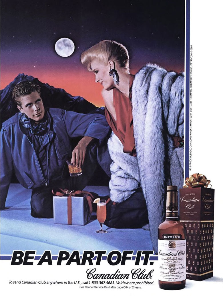 Canadian Club Whisky Ad from Esquire Magazine, 1984, 11
