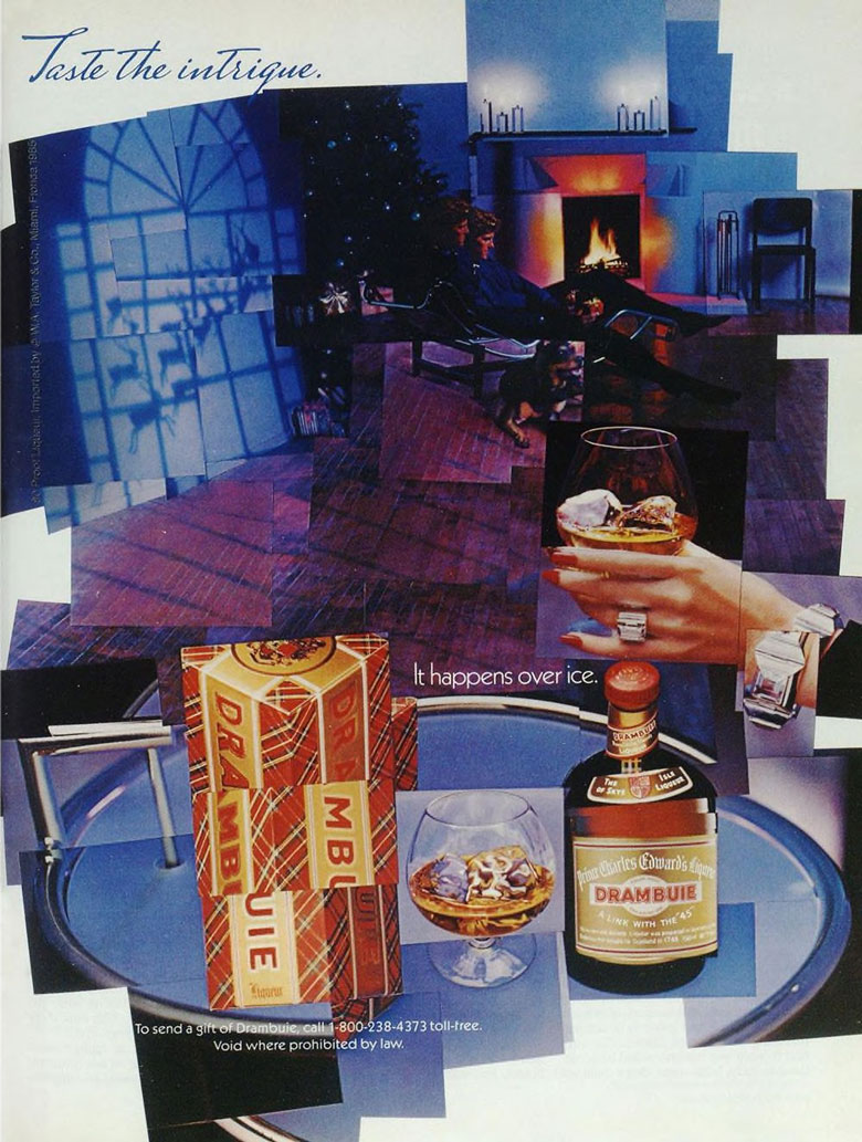 Drambuie Liqueur Ad from Esquire Magazine, 1986