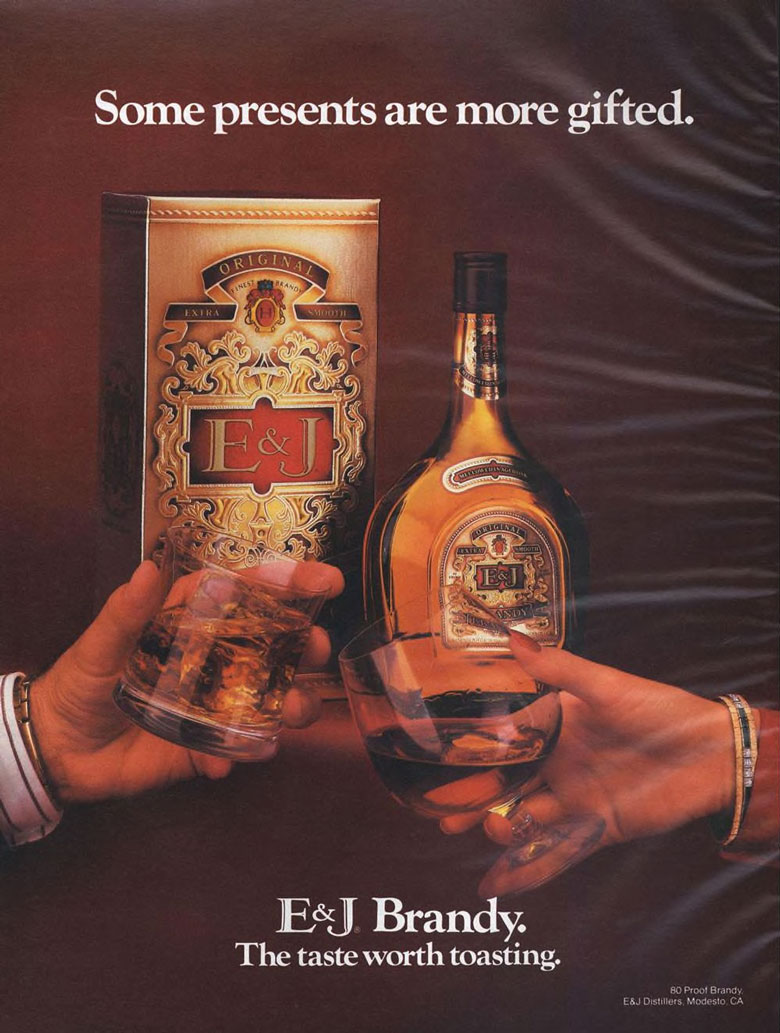 E&J American Brandy Ad from Esquire Magazine, 1984, 12