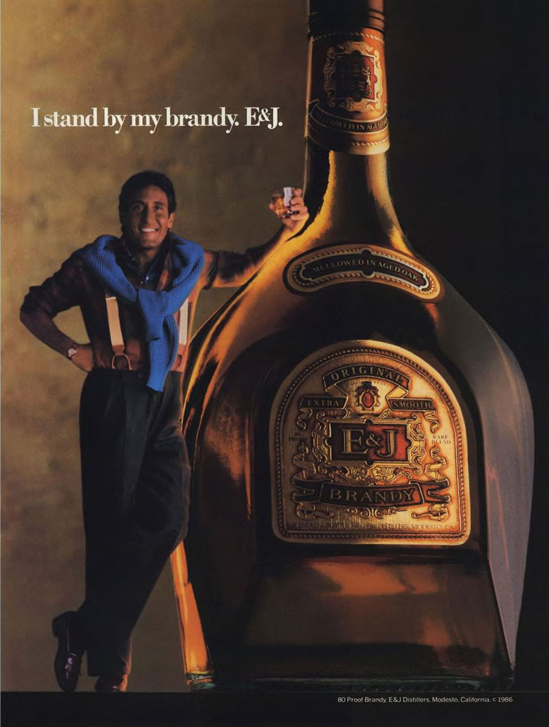 E&J American Brandy Ad from Esquire Magazine, 1986, 11