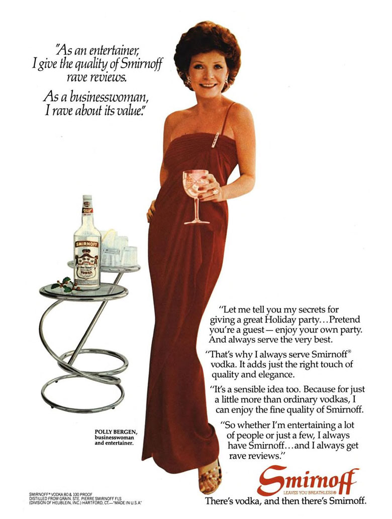 Smirnoff Vodka Ad from Esquire Magazine, 1982, 01