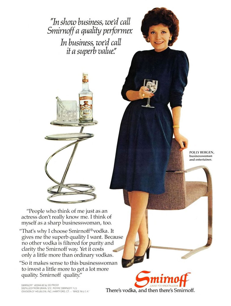 Smirnoff Vodka Ad from Esquire Magazine, 1983, 06